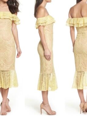 knee length dresses for ladies White Katerina Lace Dress main image 0